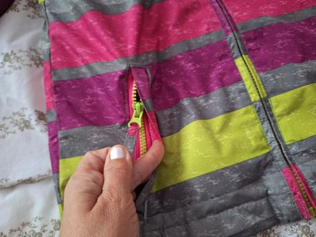 Prechodná bundicka zateplena flisom, lewro,140