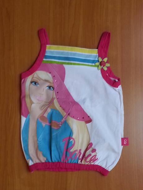 Dievčenské tričko., barbie,104