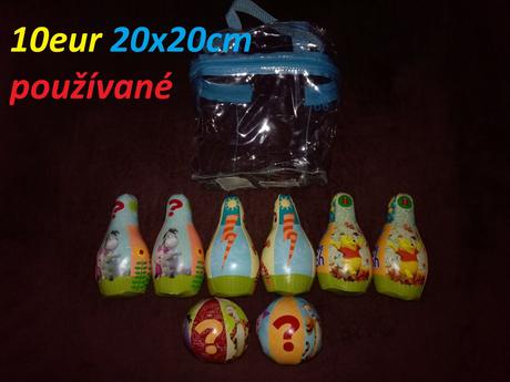 Bowling winnie the pooh (macko pú), hovoriaci elmo, 