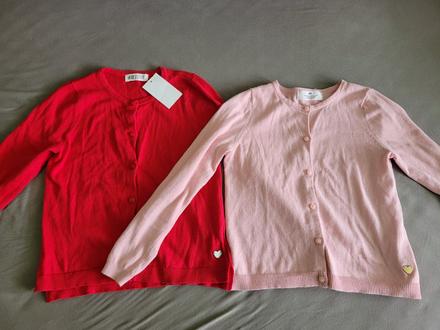 Svetríky hm-2ks-veľ.122/128-nový/ako nový, h&m,128