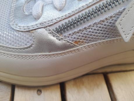 Bielo-strieborné tenisky geox veľ. 37, geox,37