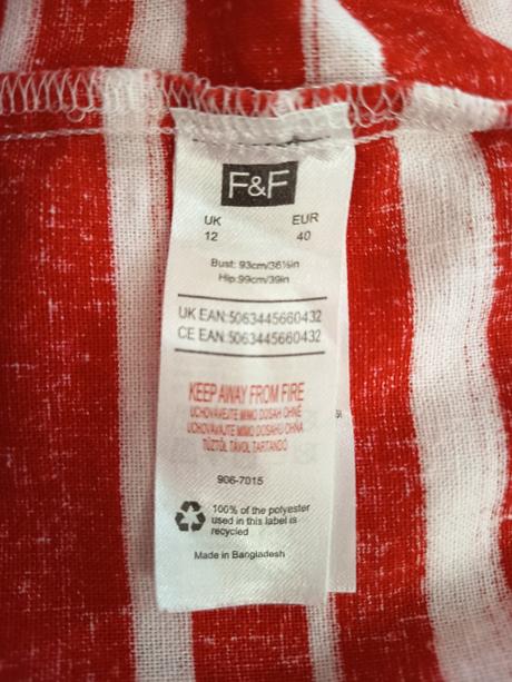 Ľanové šaty, f&f,40