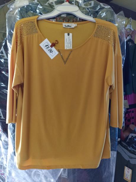 Dámsky elegantný top tričko, 42 - xxxl