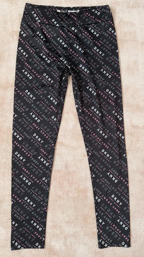 Dkny dievčenské čierne športové legíny, dkny,152