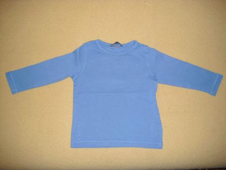 Modré tričko , h&m,86