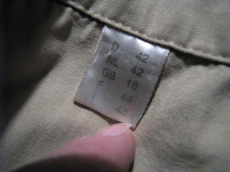 Béžové bavlnené šaty, 42