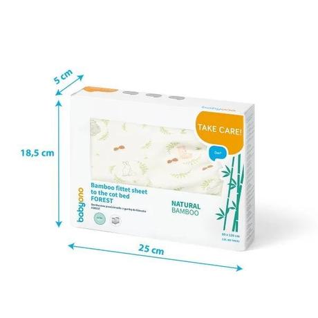 Babyono bambusové prestieradlo - hviezdny prach ec, šírka (cm): 60,dĺžka (cm): 120