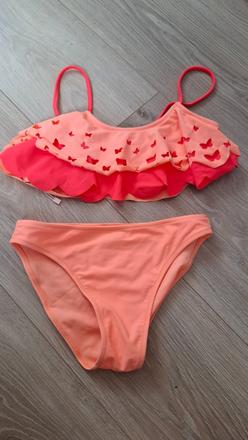 Dievčenské  plavky power  flower,, 140