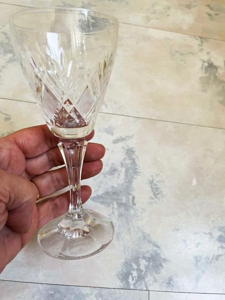 Kryštálový pohár na víno bohemia, 