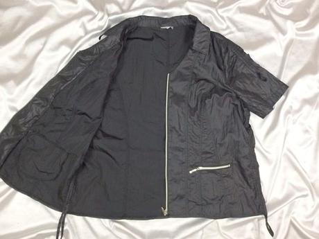 Kvalitná čierna bundička, xl