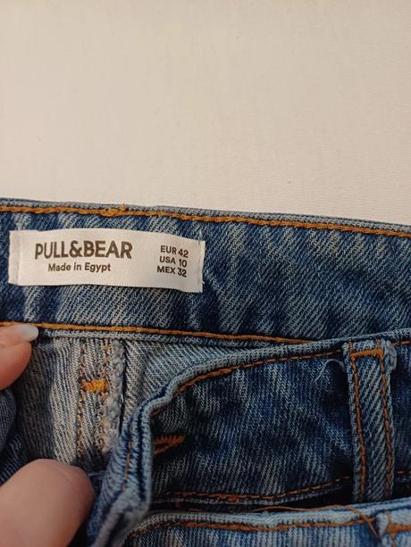 Parádne rifle pull and bear, č.l, pull&bear,l