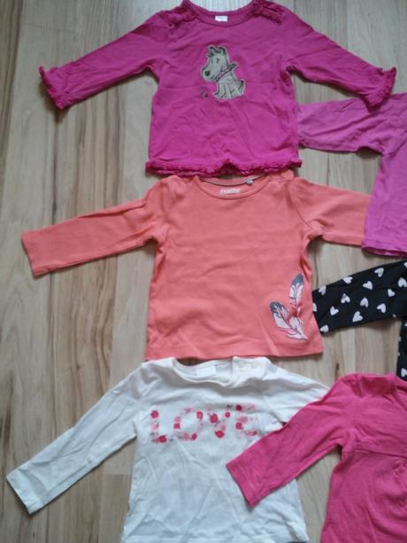 Trička dlhý rukáv veľ.74, 68–80