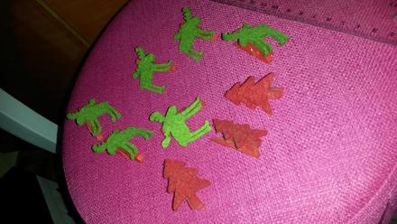 Štipce soby a stromčeky,