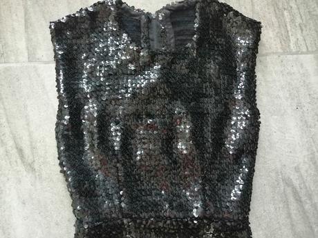 Luxus čierne flitr. šaty love&lemonade,vs-m,pružn, m