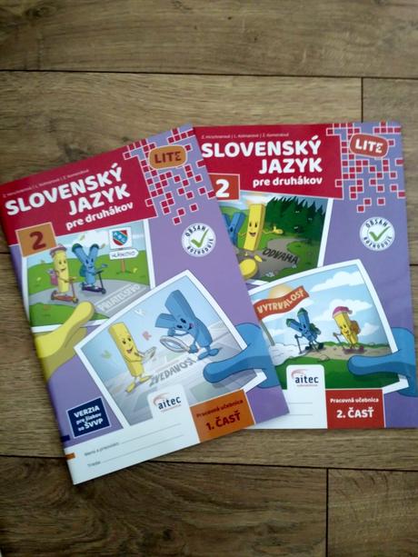 Slovenský jazyk - pracovné učebnice pre 2. ročník, 