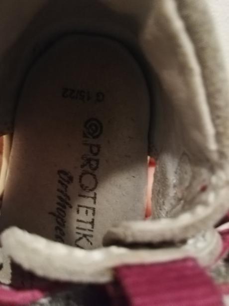 Kožené sandalky protetika,velkost 22, protetika,22