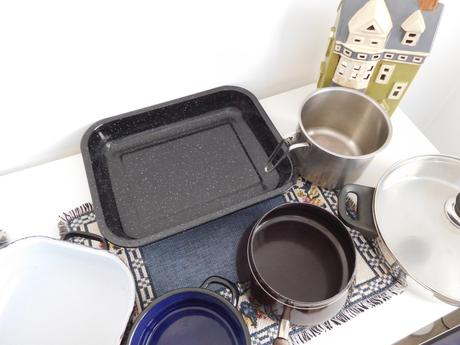 Samltované do kuchyne pekáče, hrnce, 