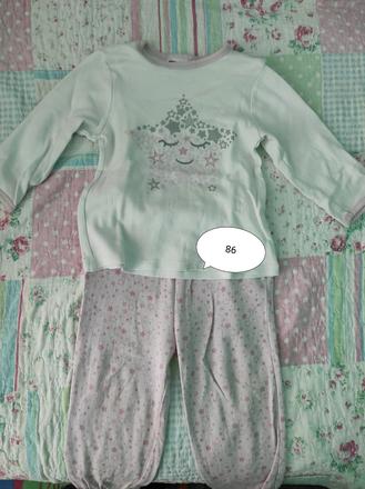 Mini balíček 86 pre dievčatko pyžamo bolerko body, 86–98
