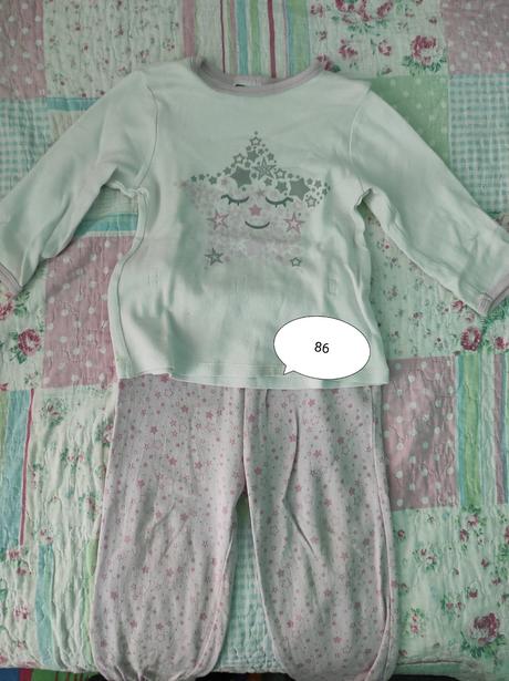 Mini balíček 86 pre dievčatko pyžamo bolerko body, 86–98