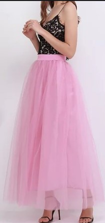 Sukňa tutu dlhá detské dámske rôzne farby veľkosti, 34 - xs