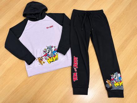 Tepláková súprava pre dievčatko tom and jerry, 140