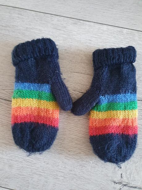 Zateplene rukavice, 128