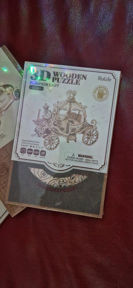 Vintage drevenne puzzle, 