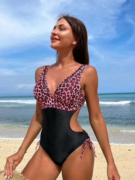 Plavky leopard, l / m / s / xl