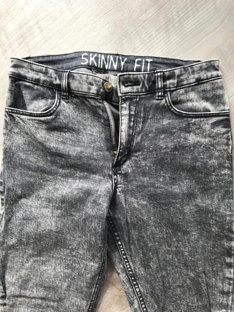 Rifle tmavošedé v.158, h&m,158