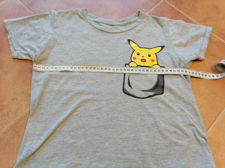 Tričko s motívom pikachu, veľ. 128/134, 128