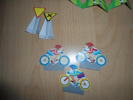 Papierove dopravne znacky, motorky, biky, 