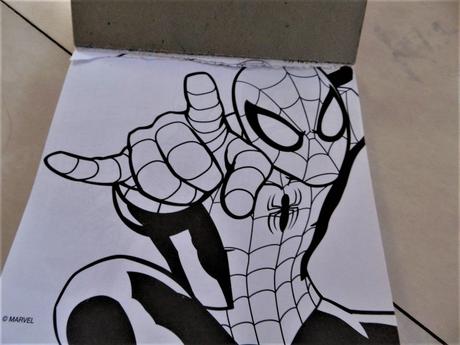 Spider man art sada + omaľovánky, 
