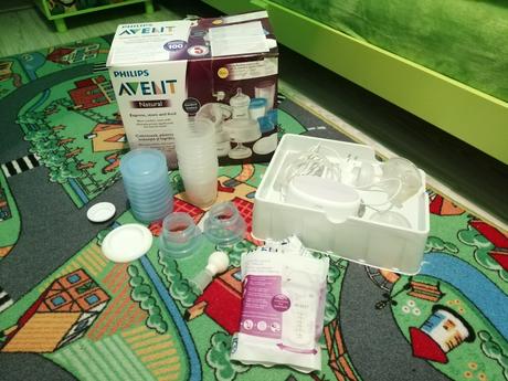 Elektrická odsávačka mlieka avent, 