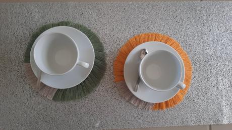 Makramé podšálka, 