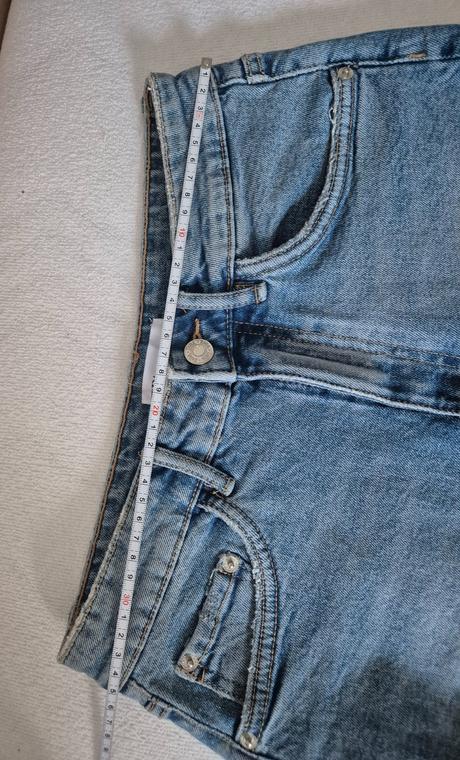 2x riflové šortky, zara,m