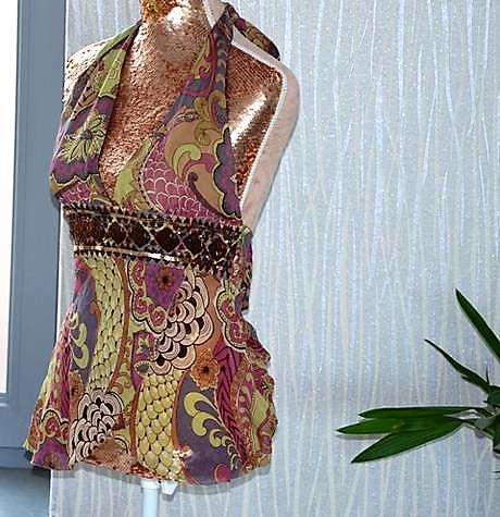 Elegantný sexi top-s, s