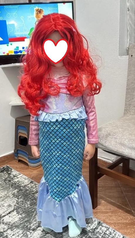 Ariela detský kostým 122 na 6 rokov,