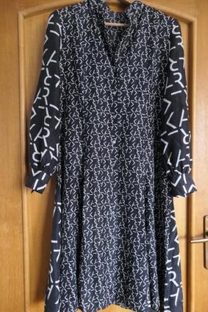 Karl lagerfeld luxusne damske satenove saty xs/s, xs