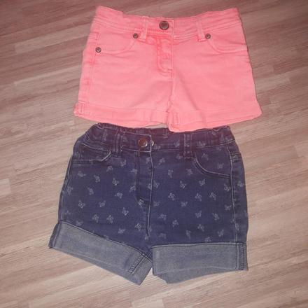 Riflové kraťasy, denim,74