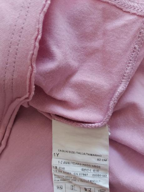 Predlzene tricko, benetton,74