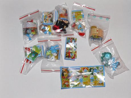 Kinder sada nemecká šmolkovia aj s gargamelom, 