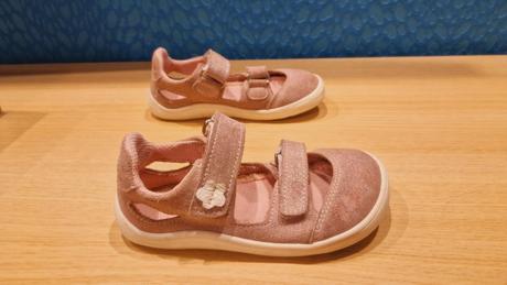 Barefoot sandále febo joy pink, baby bare shoes,26