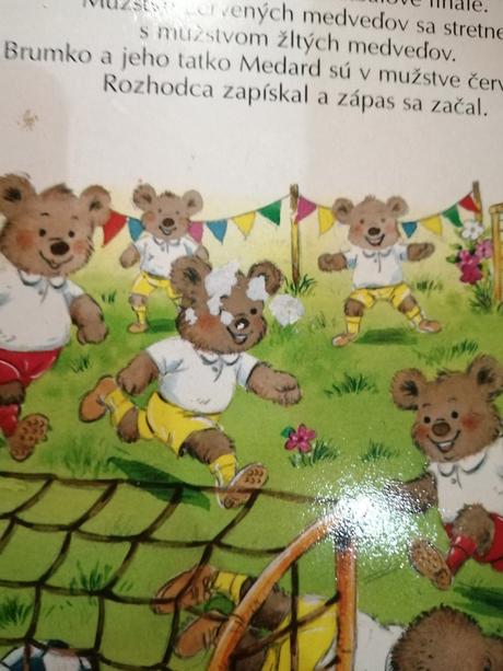 Detská knižka mackovia športujú,