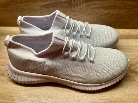Nove damske biele tenisky slip on 42, graceland,42