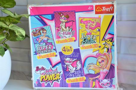 Puzzle barbie-4in1-207 ks, 