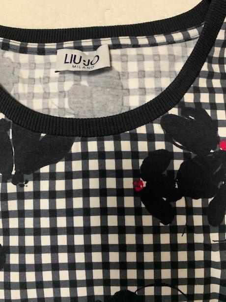 Čiernobiele tielko s čipkou zn. liu jo, liu jo,l / m / s