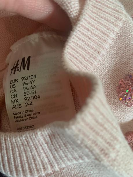 Ciapocka s trblietkami, h&m,98