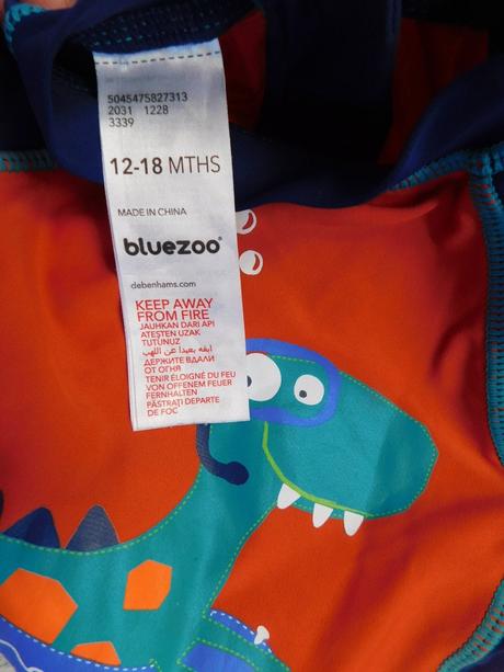 Plavkový overal do vody bluezoo s uv 40+, bluezoo,86
