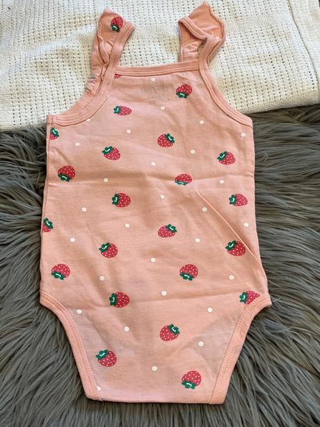 Dievčenské body s jahodami so cute (80), 80