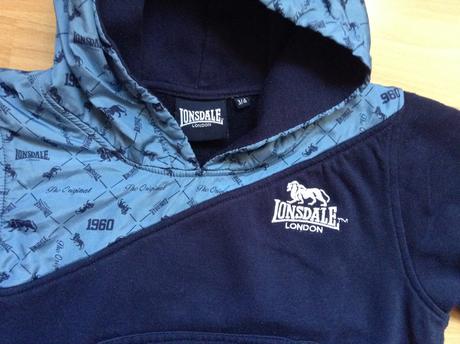 Mikinka s kapuckou, 3-4r., lonsdale,98